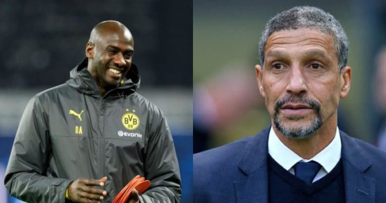 Otto Addo meets Chris Hughton in London ahead of Ghana vs Nigeria World Cup qualifiers