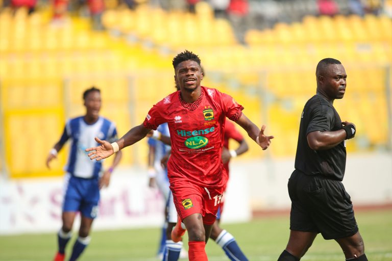Reports: Asante Kotoko striker Mbella Etouga on Stade Rennais’ radar