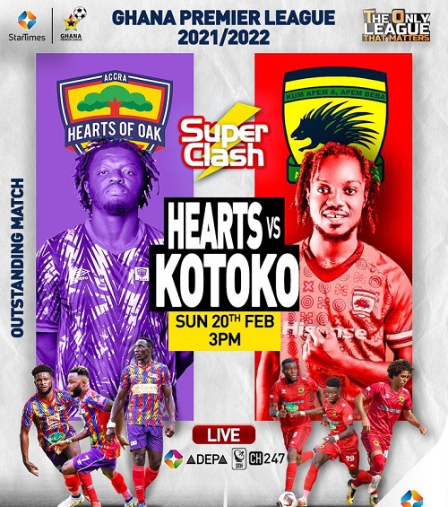 Hearts of Oak vs Kotoko preview, team news, match facts, how to watch on TV & kick off time