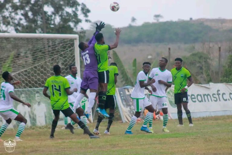 GPL: Match Report – Dreams FC return to winning ways with victory over struggling Elmina Sharks at Dawu