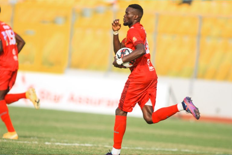 Watch Georges Mfegue’s double for Asante Kotoko against Gold Stars