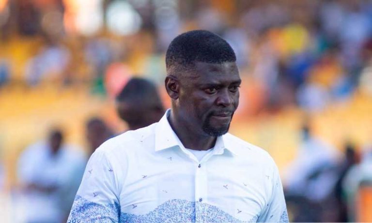 VIDEO: Hearts of Oak coach Samuel Boadu angrily walks out of post-match presser after Kotoko loss
