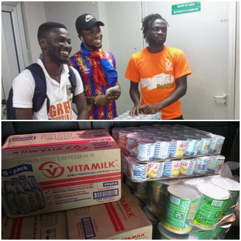 Hearts Of Oak Supporters Group, GREAT PHOBIA FANS donates to the club