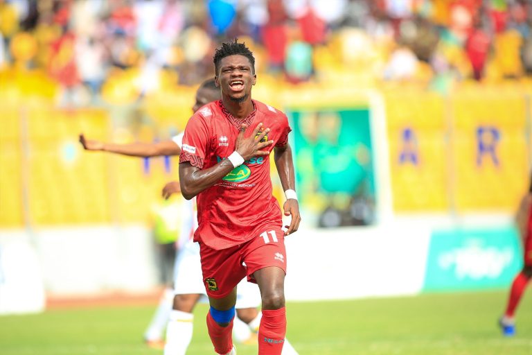 GPL Round-up: Etouga strikes 17th as Kotoko slips in Tamale, Inkoom scores debut goal in Hearts draw