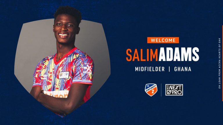 Hearts Of Oak youngster Salim Adams joins FC Cincinnati