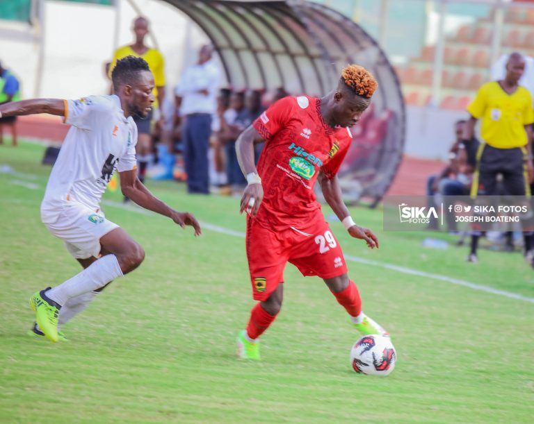 Kotoko coach Ogum gives honest thoughts on Stephen Amankona’s performance against Aduana