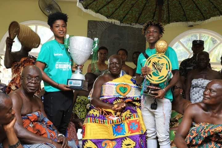 Asantehene supports Ampem Darkoa Ladies with GH¢50,000 for Africa campaign