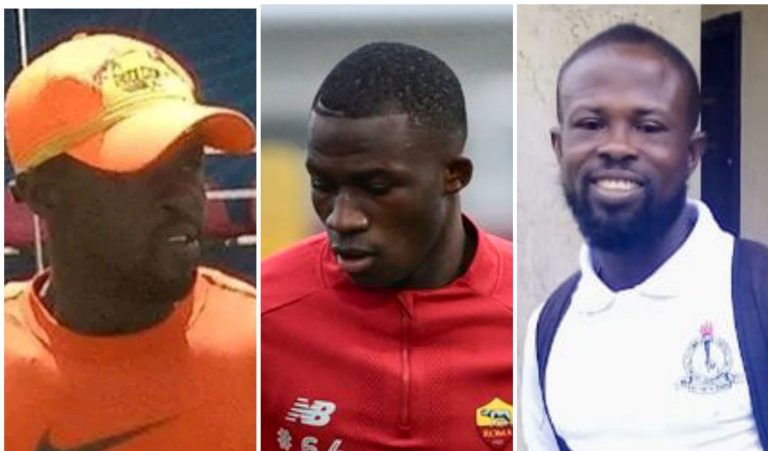 AS Roma youngster Felix Afena-Gyan donates to his SHS Coach