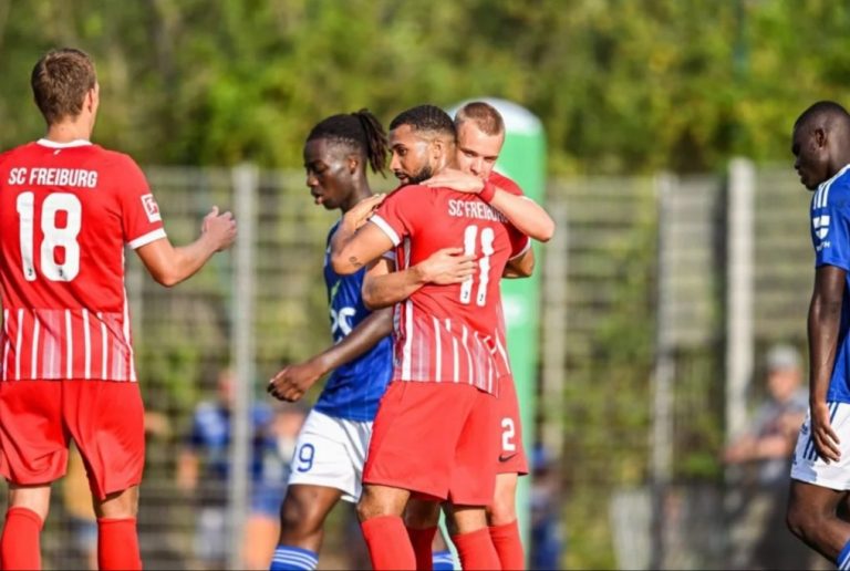 Ghana midfielder Daniel Kofi-Kyereh scores first goal for Freiburg against Strasbourg in friendly