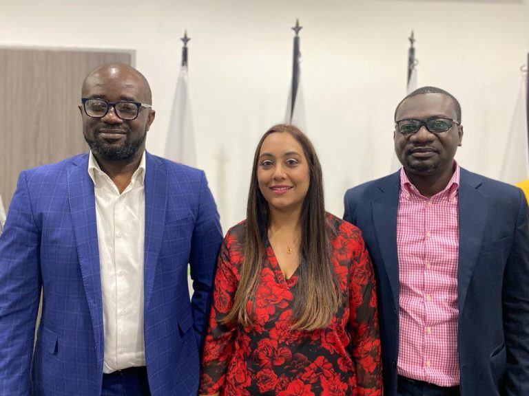 Ghana FA Prez. Kurt Okraku meets reps of Coca Cola in Accra
