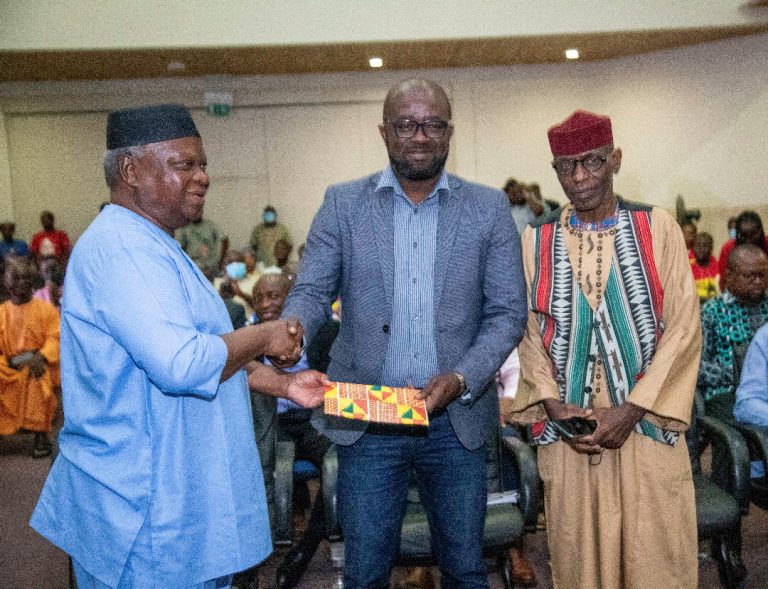 GFA President Kurt Okraku eulogizes Mohammed Polo at Book Launch