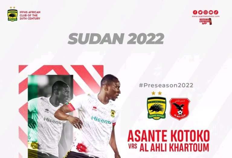 Asante Kotoko to play Al Ahli Khartoum in a friendly on Wednesday morning