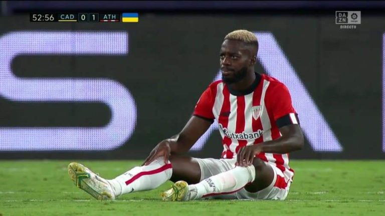 Ghana striker Inaki Williams suffers injury in Bilbao’s big win over Cadiz