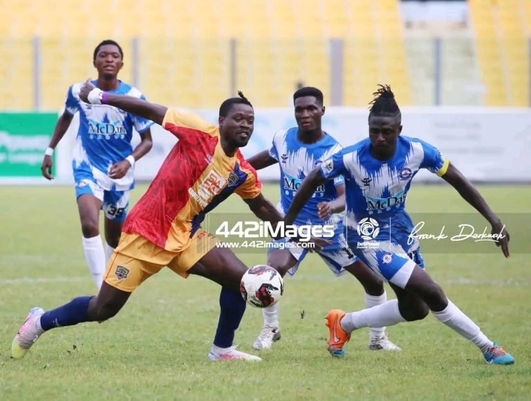 2022/23 GPL: Match-day 2 Report: Late goal saves Hearts from defeat against Olympics, Medeama beat RTU in five-goal thriller