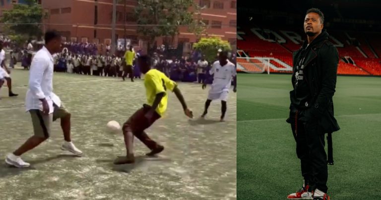 VIDEO: Man United legend Patrice Evra arrives in Ghana for four days visit 