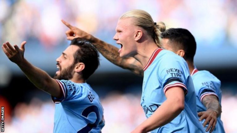Man City 6-3 Man United: Haaland and Foden hat-tricks as hosts hit six past Red Devils