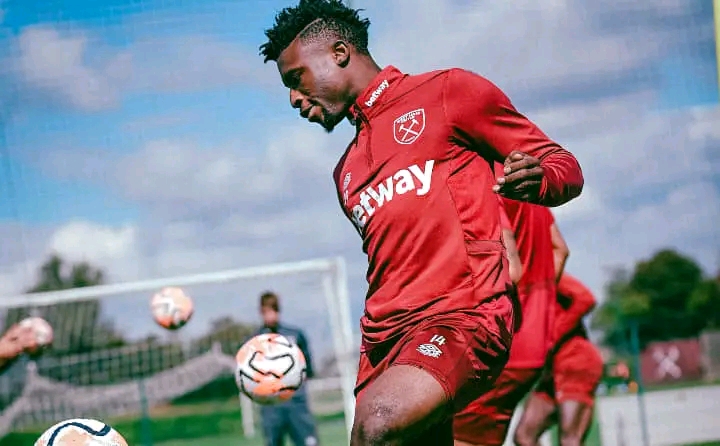 PHOTOS: Mohammed Kudus trains  for the first time with West Ham United