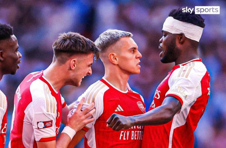 Thomas Partey inspires Arsenal to beat Man City in Community Shield shootout