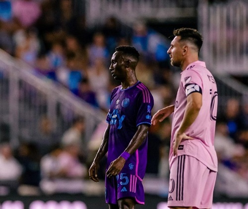 VIDEO: Ghanaian defender Harrison Afful swaps jersey with football icon Lionel Messi