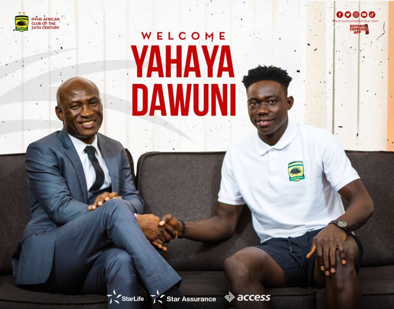 OFFICIAL: Asante Kotoko unveil young defender Yahaya Dawuni