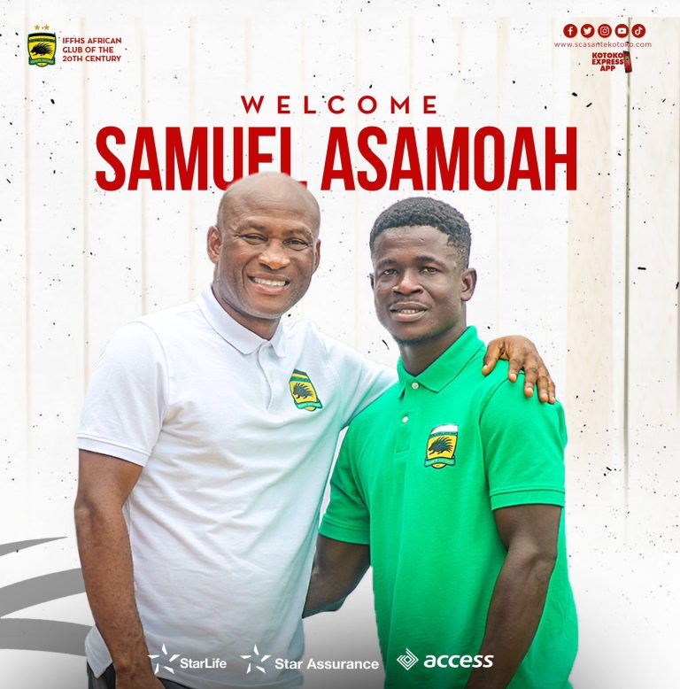 “It is the club I have always prayed for” – Kotoko newbie Samuel Asamoah