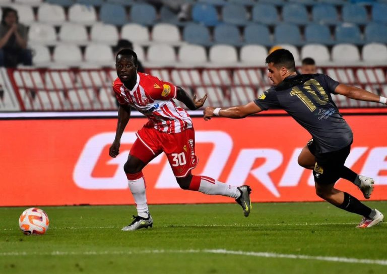 Ghanaian forward Osman Bukari scores, grabs assist in Red Star Belgrade’s big win over Napredak