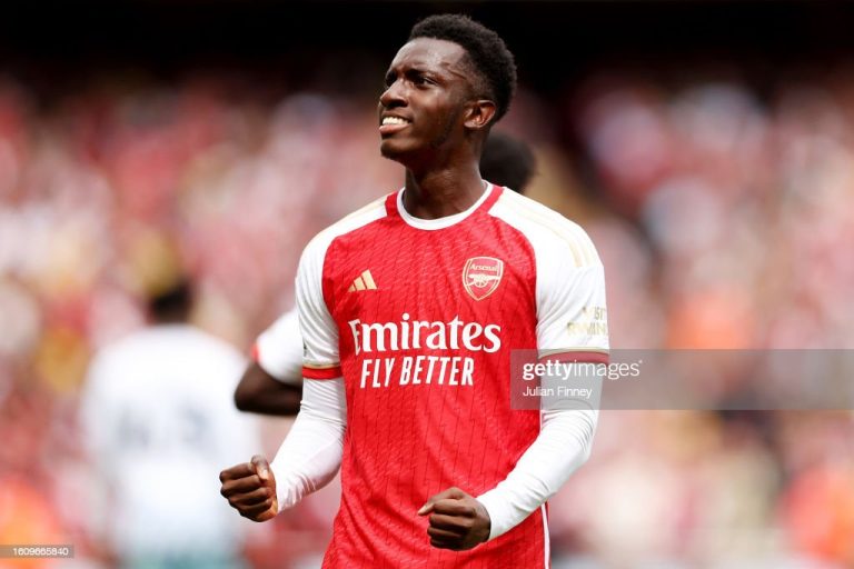 ‘Potential’ Black Stars striker Eddie Nketiah scores in Arsenal’s Premier League win over Nottingham Forest