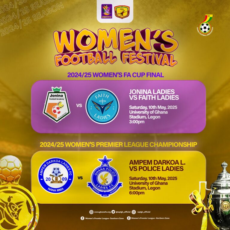 2024/25 Women’s Football Festival set for May 10 at University of Ghana Stadium