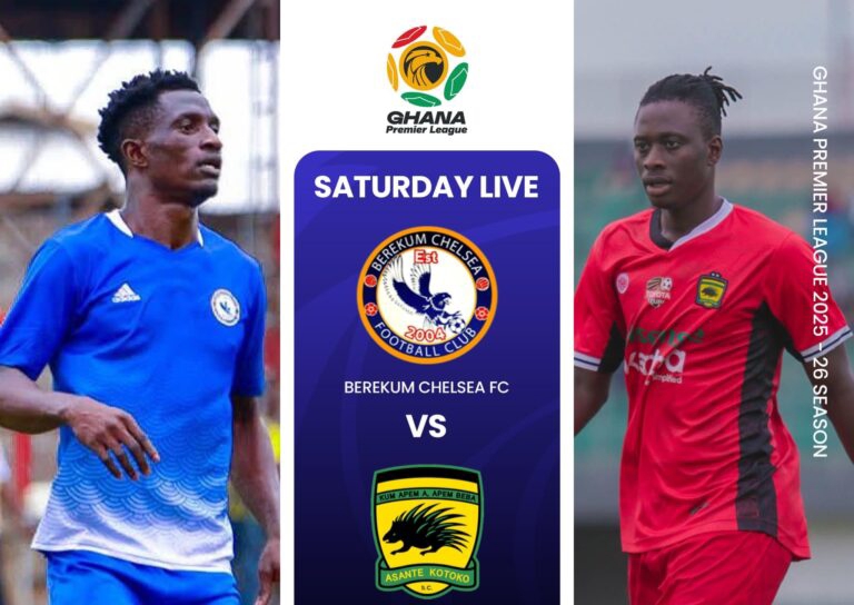 2025/26 GPL Preview: Asante kotoko face Berekum Chelsea, Gold Stars take on Bechem United as Karela clash with Aduana FC