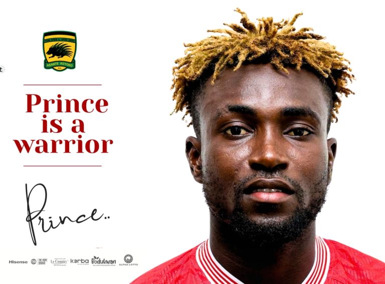 OFFICIAL: Kotoko completes the signing of Prince Badu