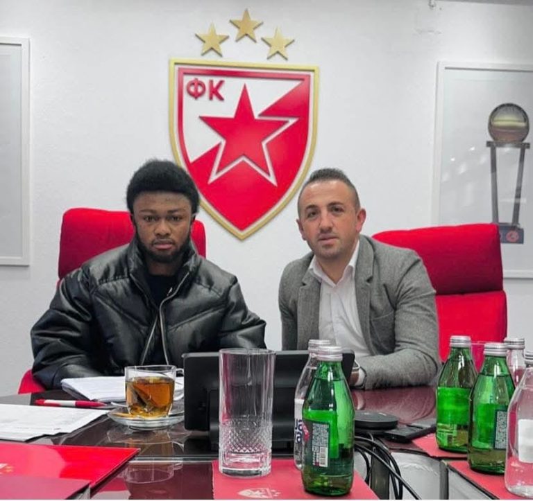Ghanaian prodigy Douglas Owusu joins Serbian giants FK Crvena Zvezda
