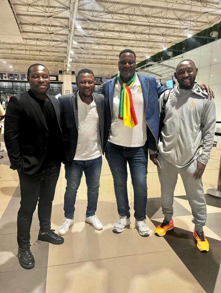 Godwin Attram And Co Leaves Ghana For Coaching Course In UK