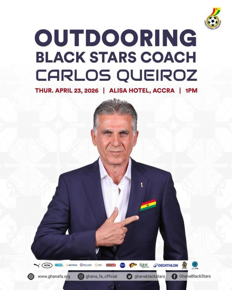 Carlos Queiroz to be unveiled on April 23