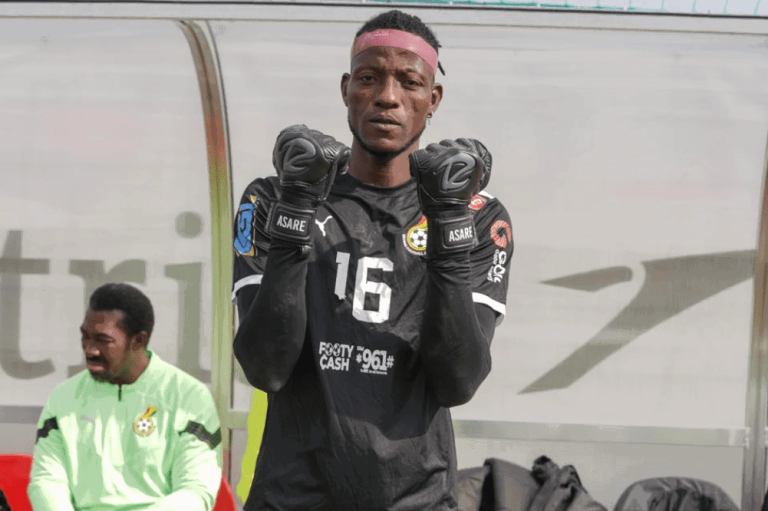 Benjamin Asare and 31 others assembled at local Black Stars camp