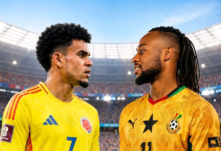 KEY FACTS AND MATCH DETAILS: Colombia vs Ghana (Round of 32)