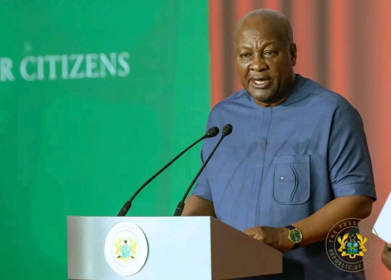 “If you can’t sing the national anthem, you can’t be in the team” — President Mahama tells Black Stars players